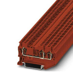 Phoenix Contact ST 1,5 Series Red Feed Through Terminal Block, 0.08 → 1.5mm², Spring Clamp Termination, ATEX,