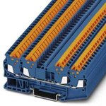 Phoenix Contact QTC 1,5 Series Blue Feed Through Terminal Block, 0.25 → 1.5mm², Quick Connect Termination, ATEX,