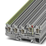 Phoenix Contact Grey DIN Rail Terminal Block, 0.08 → 4mm², Spring Clamp Termination