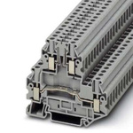 Phoenix Contact UTTB Series Grey DIN Rail Terminal Block, Screw Termination