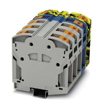 Phoenix Contact PTPOWER 185-3L/N/FE Series Black, Blue, Grey, Yellow Component Terminal Block, 185mm², Push In