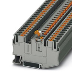 Phoenix Contact PT 6 Series Grey Component Terminal Block, 10mm², Push In Termination