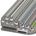 Phoenix Contact PTIO 1 Series Grey Component Terminal Block, 1.5mm², Push In Termination