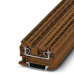 Phoenix Contact ST 4 Series Brown Feed Through Terminal Block, 0.08 → 6mm², Spring Cage Termination, ATEX
