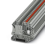 Phoenix Contact UT 6 Series Grey Knife Disconnect Terminal Block, 0.2 → 10mm²