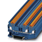 Phoenix Contact 5, QTC 1 Series Blue Feed Through Terminal Block, 0.25 → 1.5mm², Quick Connect Termination, ATEX