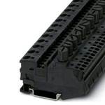 Phoenix Contact DT 6 Series Black Fused DIN Rail Terminal, 0.5 - 10mm², 1-Level