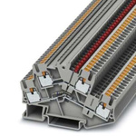 Phoenix Contact PTTBS 2.5-LA 24 RD Series Grey Component Terminal Block, 0.14 → 4mm², Push In Termination