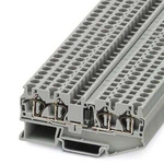 Phoenix Contact ST 4-QUATTRO-DIO 1N 5408/R-L Series Grey Component Terminal Block, 6mm², Spring Cage Termination
