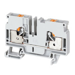 Rockwell Automation 1492-P Series Grey Feed Through Terminal Block