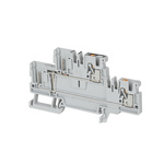 Rockwell Automation 1492-P Series Grey Feed Through Terminal Block
