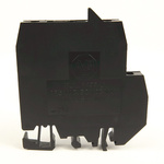 Rockwell Automation 1492-U Series Black Fused DIN Rail Terminal, Spring Clamp Termination, Fused