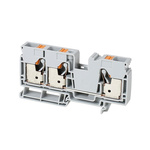 Rockwell Automation 1492-P Series Grey DIN Rail Terminal Block, 16mm², Push In Termination, ATEX