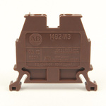 Rockwell Automation 1492-W Series Blue Feed Through Terminal Block, Screw Termination