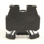 Rockwell Automation 1492-W Series Black Feed Through Terminal Block, Screw Termination