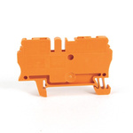 Rockwell Automation 1492 Series Orange DIN Rail Terminal Block, 2.5mm², Spring Clamp Termination, ATEX, IECEx