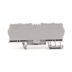 Rockwell Automation 1492 Series Grey DIN Rail Terminal Block, 2.5mm², Spring Clamp Termination, ATEX, IECEx