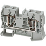 Schneider Electric TRR Series Grey Feed Through Terminal Block, 16mm², Spring Termination, ATEX