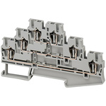 Schneider Electric TRR Series Grey Feed Through Terminal Block, 2.5mm², Spring Termination
