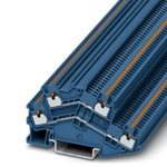 Phoenix Contact PTTBS 1.5/S BU Series Blue Double Level Terminal Block, 0.14 → 1.5mm², Push In Termination,