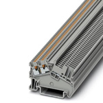 Phoenix Contact PTS 1.5/S-TWIN/1P Series Grey Feed Through Terminal Block, 0.14 → 1.5mm²
