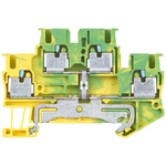 Siemens Green/Yellow DIN Rail Terminal Block, 2.5mm², Double-Level