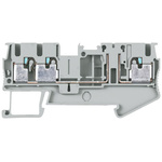 Siemens ALPHA Series Grey DIN Rail Terminal Block, 4mm², Single-Level