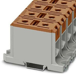 Phoenix Contact UBAL Series Brown DIN Rail Terminal Block, 95mm², Single-Level, Screw Termination