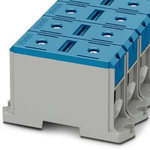 Phoenix Contact UBAL Series Blue DIN Rail Terminal Block, 240mm², Single-Level, Screw Termination