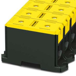 Phoenix Contact UBAL Series Yellow DIN Rail Terminal Block, 240mm², Single-Level, Screw Termination