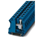 Siemens 8WH1201 Series Blue DIN Rail Terminal Block, Single-Level, Screw Termination