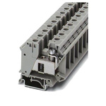 Siemens 8WH1201 Series Grey DIN Rail Terminal Block, Single-Level, Screw Termination
