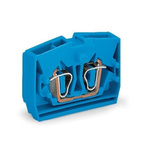 Wago 264 Series Blue End Terminal Block, 2.5mm², Single-Level, Cage Clamp Termination, ATEX, IECEx