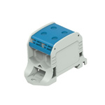 Entrelec 1SNF Series Blue, Grey Terminal Block, 4-Level, Cable Termination