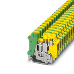 Phoenix Contact Green, Yellow Earth Modular Terminal Block, 2-Level