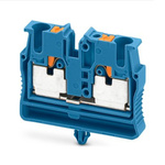 Phoenix Contact Blue Feed Through Terminal Block, 2-Level, Push In Termination
