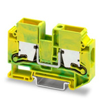 Phoenix Contact Green/Yellow Terminal Block, 2-Level