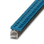 Phoenix Contact AKG 4 BU-EX Series Blue Terminal Block, 4mm², 1-Level, Screw Termination