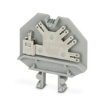 Phoenix Contact HK 4-FS(8-2.8-0.8) Series Grey Feed Through Terminal Block, 4mm², 1-Level, Screw Termination