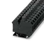 Phoenix Contact UK 10-DREHSILA 250(6.3X32) Series Black Modular Terminal Block, 10mm², 1-Level, Screw Termination