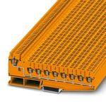 Phoenix Contact ZPV 1.5/2.5 (8/1) OG Series Orange Distribution Unit, 2.5mm², 1-Level, Spring Cage Termination