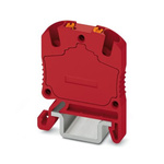Phoenix Contact MP 1.5 RD Series Red Feed Through Terminal Block, 1.5mm², Single-Level, Push In Termination