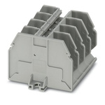Phoenix Contact RBO 5-F/4 Series Grey Terminal Block, 10mm², 1-Level, Bolt Termination