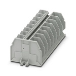 Phoenix Contact RBO 5-F/8 Series Grey Terminal Block, 10mm², 1-Level, Bolt Termination
