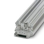 Phoenix Contact UT 2.5-MTD-DIO/L-R Series Grey Component Terminal Block, 2.5mm², 1-Level, Screw Termination