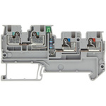 Siemens 8WH Series Grey DIN Rail Terminal Block, 1.5mm², 3-Level, Screw Termination