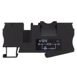 Siemens 8WH Series Black Din Rail Terminal, 4mm², 1-Level, Spring Termination, CSA