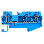 Siemens 8WH Series Blue Din Rail Terminal, 4mm², 1-Level, Spring Termination, CSA