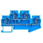 Siemens 8WH Series Blue Din Rail Terminal, 4mm², 2-Level, Spring Termination, CSA