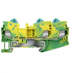 Siemens 8WH Series Green, Yellow Din Rail Terminal, 2.5mm², 1-Level, Quick Connect Termination, CSA